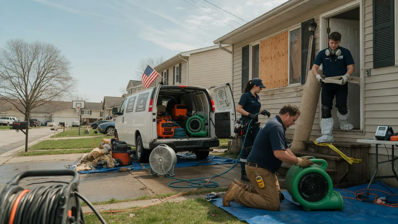 Water Damage Restoration in Dunbar, WI near me